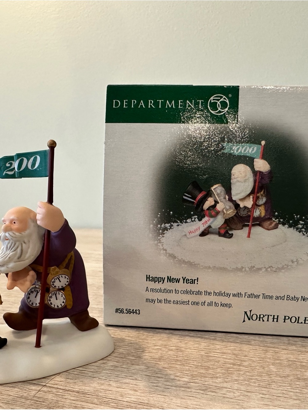 Department 56 North Pole Series - Happy New Year!
